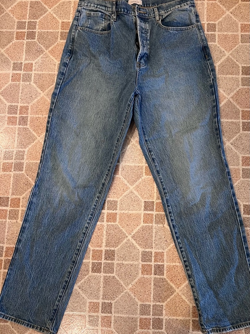 PacSun High-Rise Button-Fly Women’s Jeans - Blue Size 30 - Picture 2 of 5